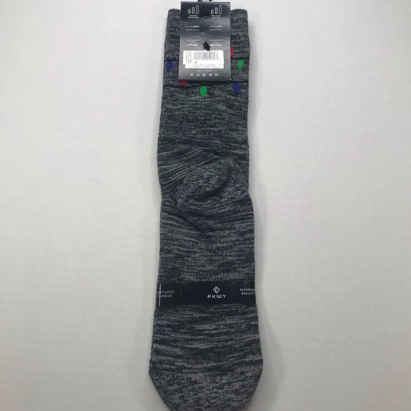 PKWY by Dwyane Wade Men's It's Lit Christmas Crew Socks Size Large 6-12 New - Picture 2 of 6